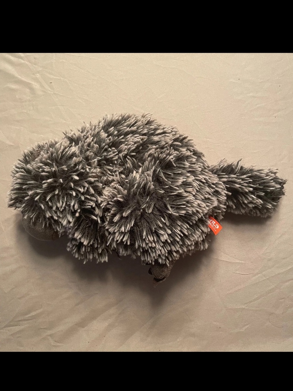 WILD REPUBLIC Stuffed Animal PORCUPINE Soft Shaggy Plush Toy Cuddly 12"